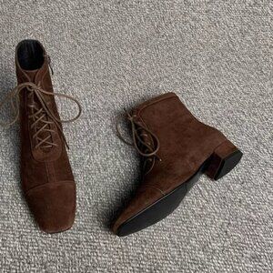 Women Shoes Lace Up Boots